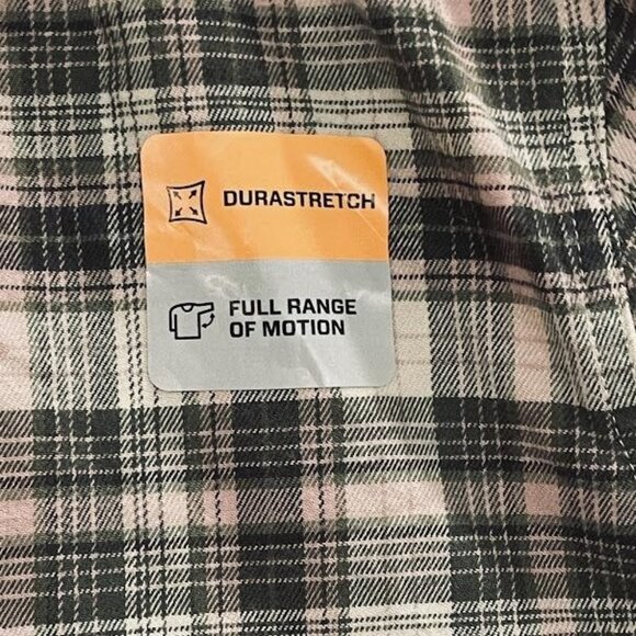 Ariat Rebar Flannel Shirt Womens 2X Plaid Beetle Workwear DuraStretch GAM - Picture 8 of 16